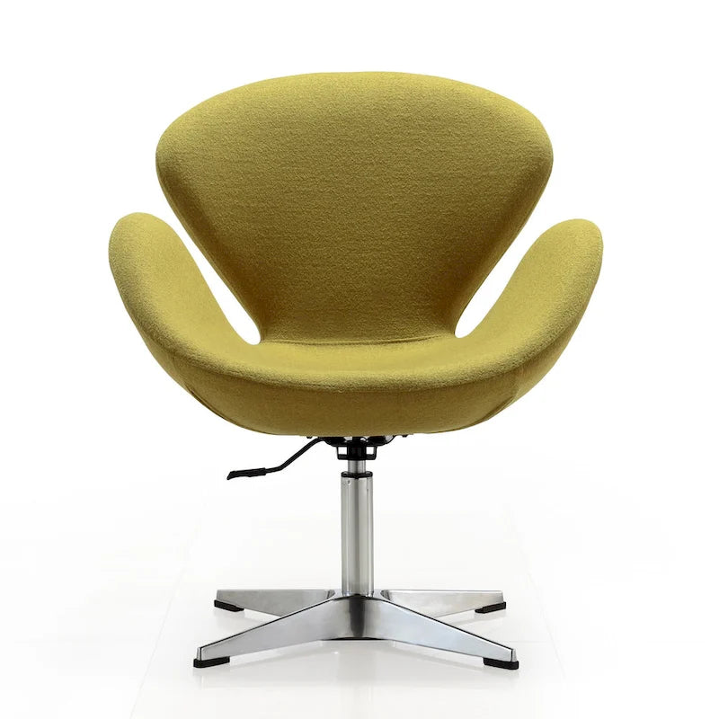 Raspberry Contemporary Adjustable Swivel Chair
