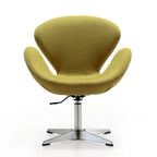 Raspberry Contemporary Adjustable Swivel Chair