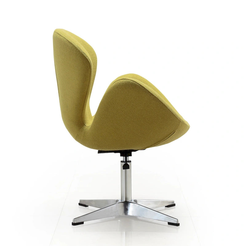 Raspberry Contemporary Adjustable Swivel Chair