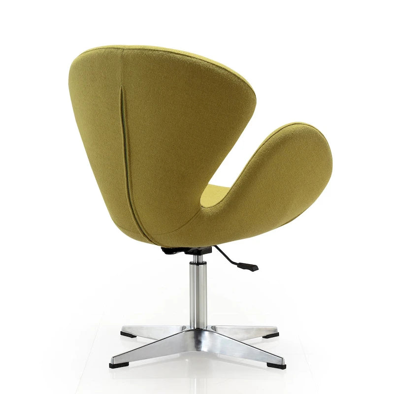 Raspberry Contemporary Adjustable Swivel Chair