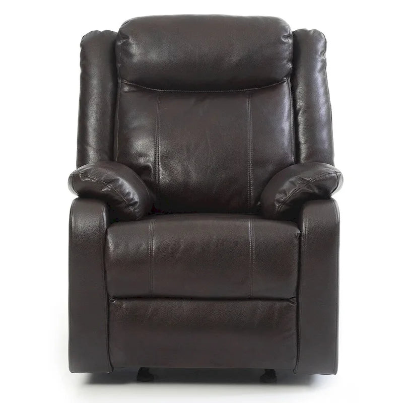 Copper Grove Zug Faux Leather Rocking Recliner