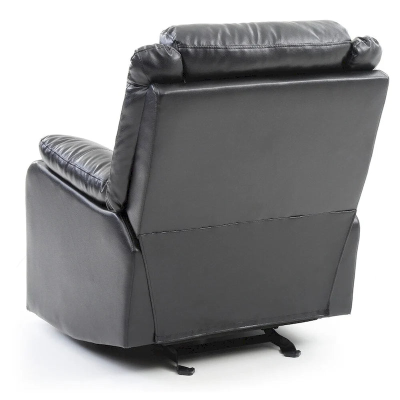 Copper Grove Zug Faux Leather Rocking Recliner