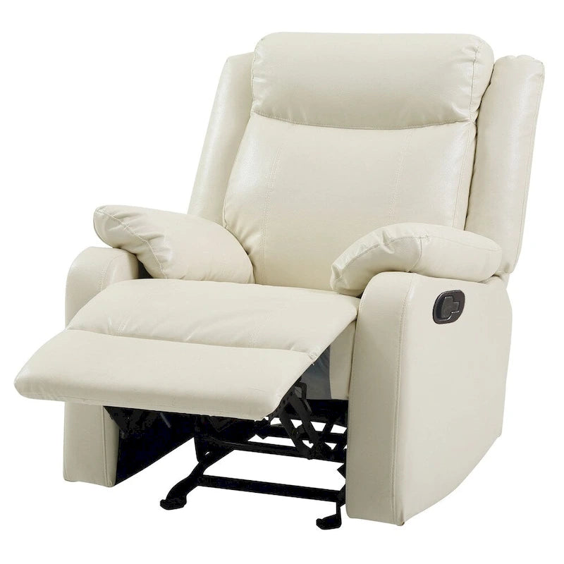 Copper Grove Zug Faux Leather Rocking Recliner