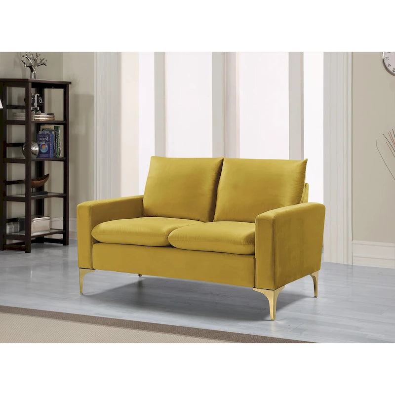 Buchholz 2 Piece Velvet Living Room Set