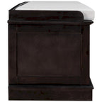 Storage Bench with 4 Doors and Adjustable Shelves