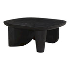 Aurelle Home Rustic Solid Acacia Wood Coffee Table
