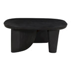 Aurelle Home Rustic Solid Acacia Wood Coffee Table