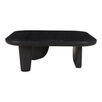Aurelle Home Rustic Solid Acacia Wood Coffee Table