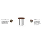 Homestyles Merge Brown Wood End Table - 18' x 18' x 20'