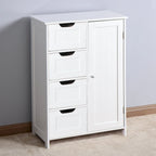 Floor Cabinet with Adjustable Shelf and Drawers