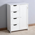 Floor Cabinet with Adjustable Shelf and Drawers