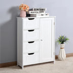 Floor Cabinet with Adjustable Shelf and Drawers