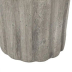 Delphinus Indoor/Outdoor Contemporary Lightweight Concrete Accent Side Table by Christopher Knight Home