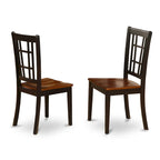 East West Furniture Dining Table Set Contains a Rectangle Table and Dining Chairs with a Bench (Chair Seat Type Options)
