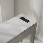 Leick Home Charging Cade Wood Side Table with Drawer