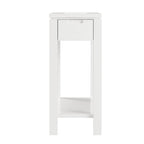 Leick Home Charging Cade Wood Side Table with Drawer