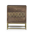 Croydon Contemporary Wooden Night Stand by Christopher Knight Home