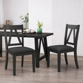 Fairgreens Farmhouse Upholstered Wood Dining Chairs (Set of 2) by Christopher Knight Home - 20.00 L x 22.75 W x 39.00 H