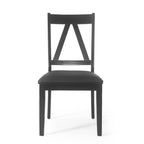 Fairgreens Farmhouse Upholstered Wood Dining Chairs (Set of 2) by Christopher Knight Home - 20.00 L x 22.75 W x 39.00 H
