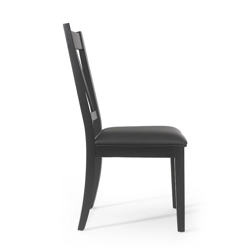 Fairgreens Farmhouse Upholstered Wood Dining Chairs (Set of 2) by Christopher Knight Home - 20.00 L x 22.75 W x 39.00 H
