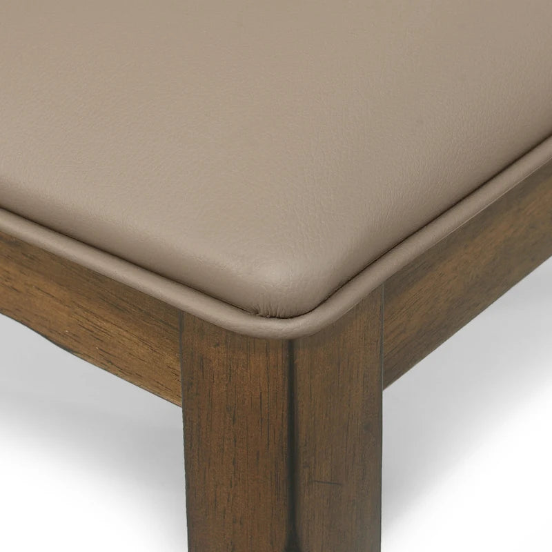 Fairgreens Farmhouse Upholstered Wood Dining Chairs (Set of 2) by Christopher Knight Home - 20.00 L x 22.75 W x 39.00 H
