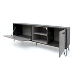 Bramhall 3-pc. Grey Faux Wood Entertainment Center Set by Christopher Knight Home