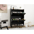 45H Shoe Cabinet Organizer, Shoe Storage Boxes, 2drawer Entrance Shoe Storage