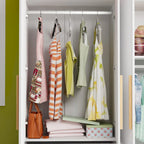 63 Wide Large Freestanding Armoire Wardrobe Cabinet with Drawers