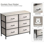 Dressers for Bedroom with 6 Drawers, Chest of Drawers for Bedroom