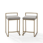 Crosley Harlowe 2Pc Counter Stool Set - 18.75d x 17.5W x 28h
