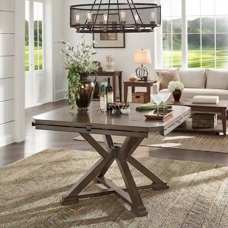 Garrison Espresso Convertible Dining Table by iNSPIRE Q Modern