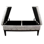 19.5H Old World Dual Lift Storage Bench