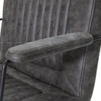 Carbon Loft Teigen Faux Leather Chair with Sled Base