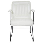 Carbon Loft Teigen Faux Leather Chair with Sled Base