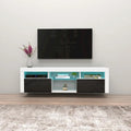 Bari 160 Wall Mounted Floating 63 TV Stand with 16 Color LEDs