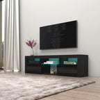 Bari 160 Wall Mounted Floating 63 TV Stand with 16 Color LEDs