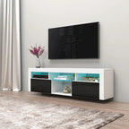 Bari 160 Wall Mounted Floating 63 TV Stand with 16 Color LEDs