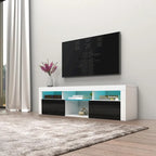 Bari 160 Wall Mounted Floating 63 TV Stand with 16 Color LEDs