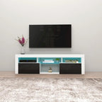 Bari 160 Wall Mounted Floating 63 TV Stand with 16 Color LEDs