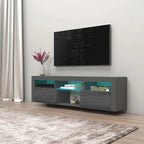 Bari 160 Wall Mounted Floating 63 TV Stand with 16 Color LEDs
