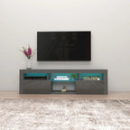 Bari 160 Wall Mounted Floating 63 TV Stand with 16 Color LEDs