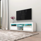 Bari 160 Wall Mounted Floating 63 TV Stand with 16 Color LEDs