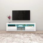 Bari 160 Wall Mounted Floating 63 TV Stand with 16 Color LEDs