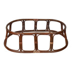 Bali Rattan Double Papasan Chair with Tapestry Cushion