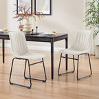Art Leon Faux Leather Dining Chair (Set of 2)