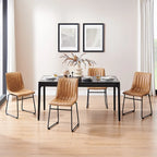 Art Leon Faux Leather Dining Chair (Set of 2)