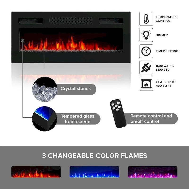 Excelente BL-01 Fireplace TV Stand