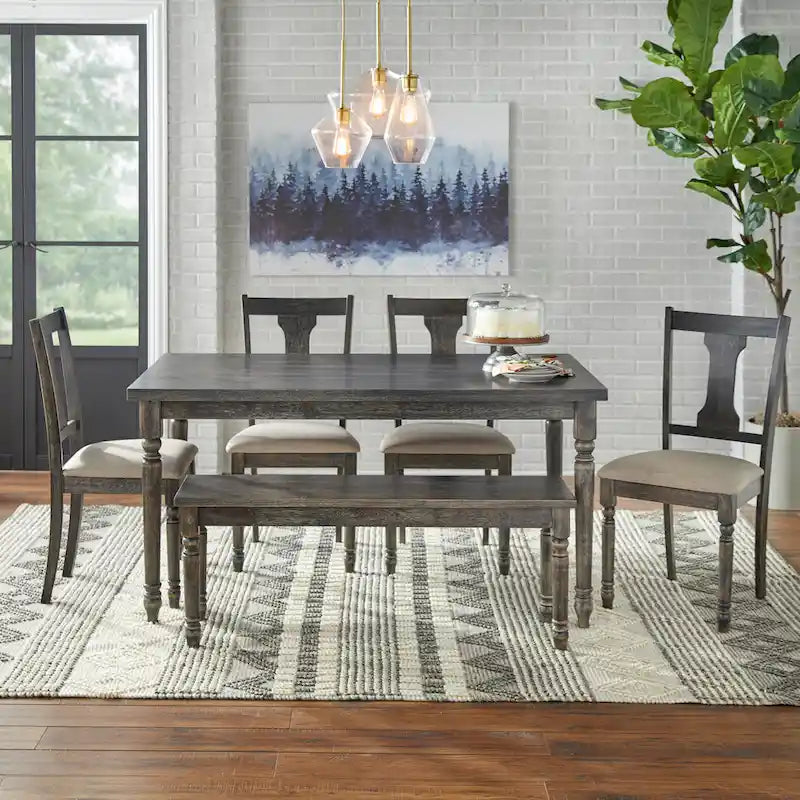 Simple Living Burntwood Dining Chairs (Set of 2)