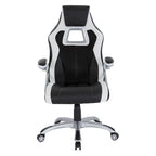 Bonded Leather and Mesh Racing Style Gaming Chair