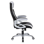 Bonded Leather and Mesh Racing Style Gaming Chair